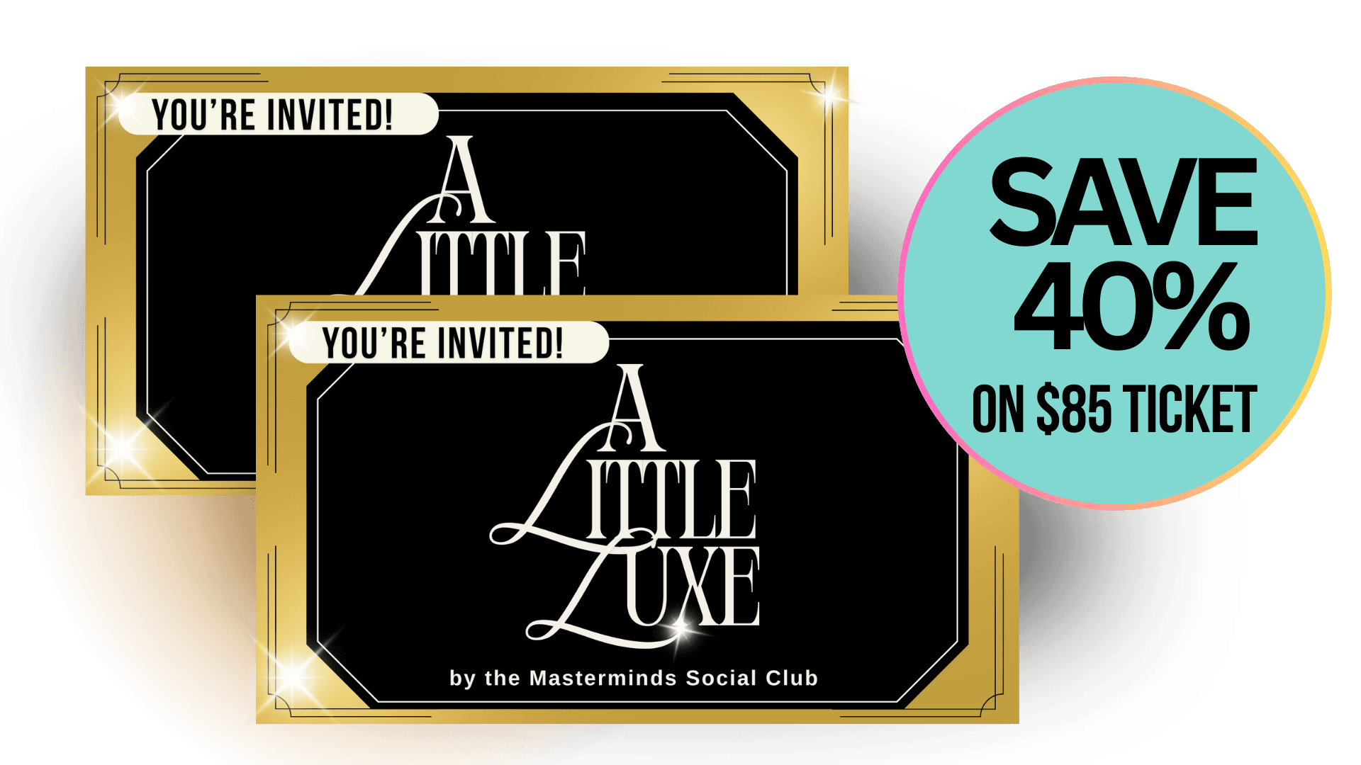 Bring-A-Friend-Bundle! Grab a ticket at 40% off!